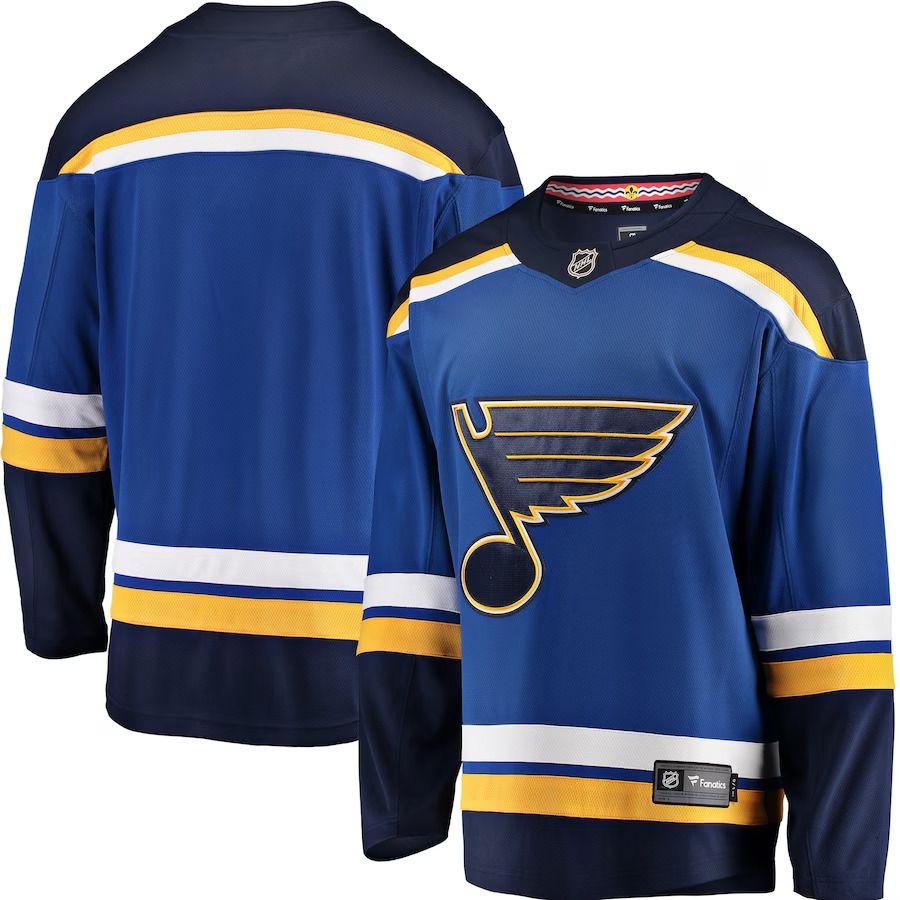 Men St. Louis Blues Fanatics Branded Blue Breakaway Home NHL Jersey->st.louis blues->NHL Jersey